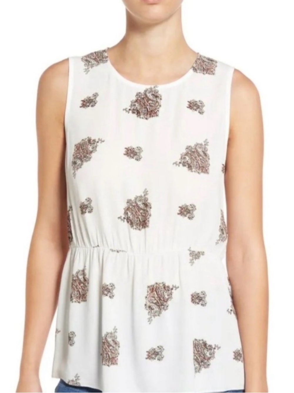 Madewell Patterned Tank Blouse